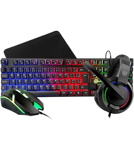 ELG CGCS41 Kit Gamer Completo - Teclado ABNT2, Mouse LED 7 Cores